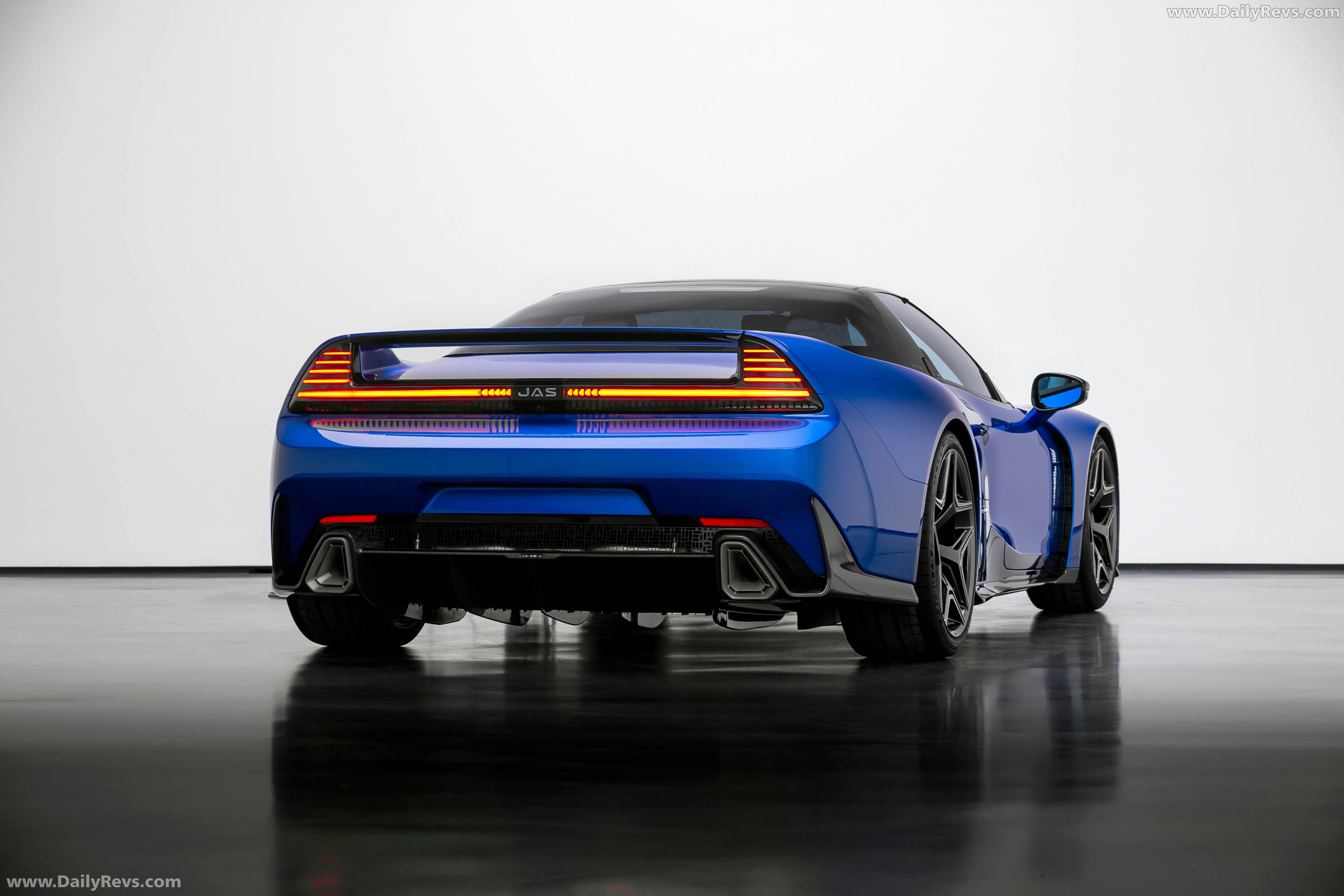 2026 JAS Motorsport Tensei Deep Blue Rear View